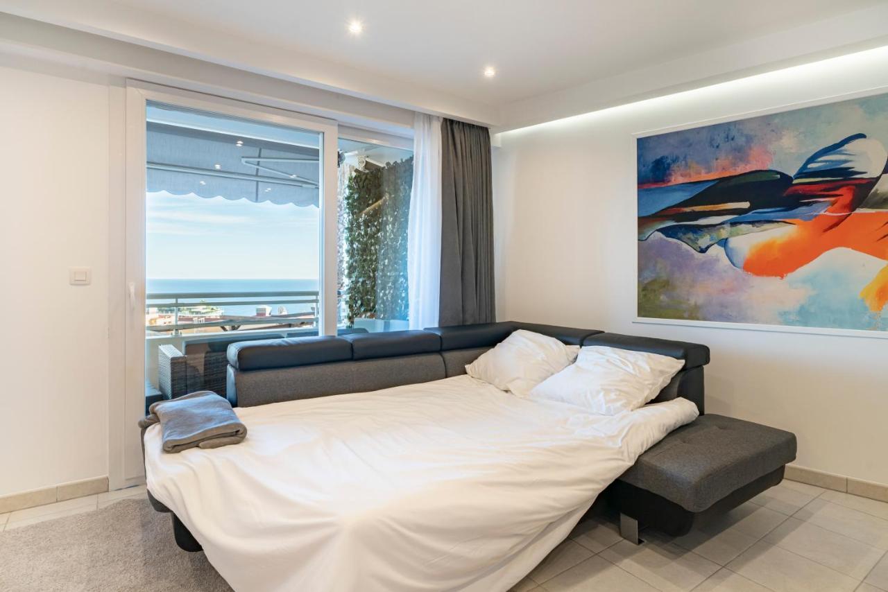 Frontiere Monaco, Terrasse, Vue Mer, Parking - Ab โบโซเลย ภายนอก รูปภาพ